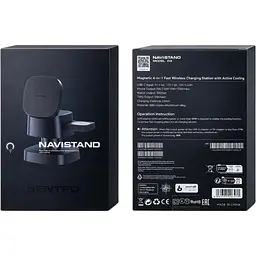 Бездротовий зарядний пристрій Senteo D3 Navi Stand 4in1 Black [169186] - мініатюра 2