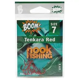 Гачок для мирної риби BOOM Tenkara Red №7 (9 шт/уп) (RED)