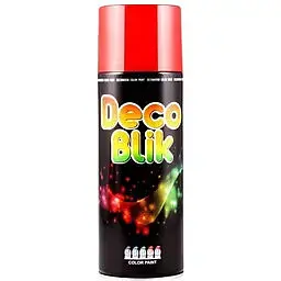 Краска аерозоль Deco Blik RAL 3020 Насичений червоний 400 мл 