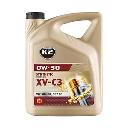 Моторне масло K2 Synthetic XV 0W-30 5л(O0335S)