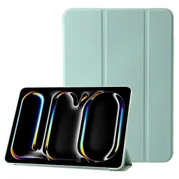Чохол до планшета BeCover Tri Fold Soft TPU Silicone Apple iPad Pro 11" M5 2025 Light Green (715992) - мініатюра 3