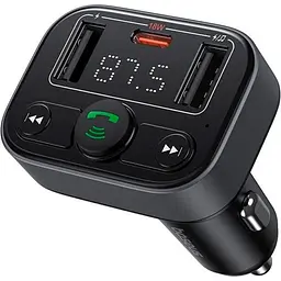 FM-трансмітер Baseus S-09 Lite Series Black (C10762300113-00) [126841]