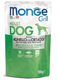 Корм Monge Dog Wet GRILL Agnello вологий з ягнятком для дорослих собак 100 гр
