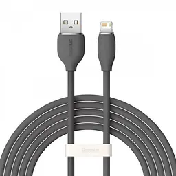 Кабель Baseus Jelly Liquid Silica Gel Fast Charging Data Cable USB to Lightning 2.4A 2m Black