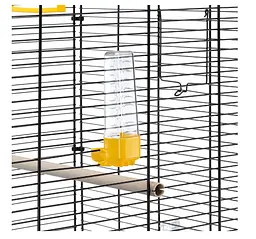 Клітка для канарок та папуг Ferplast Piano 6 чорна 87x46.5x70 см 52064811 - мініатюра 4