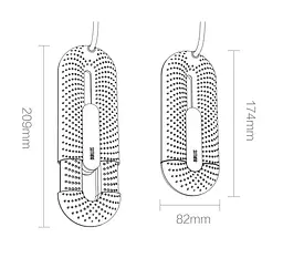 Сушарка для взуття без таймера Xiaomi Sothing Stretchable Shoe Dryer (DSHJ-S-2111) Purple - мініатюра 2