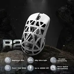 Миша Attack Shark R2 Magnesium Alloy 8K (AS-6972792470900-W) White (G-000004475) - мініатюра 3