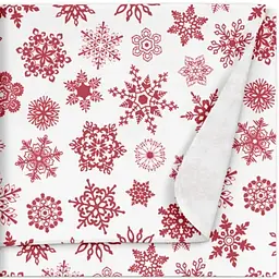 Фланелева пелюшка Cosas Snowflakes 80х80 см біло-червона (FlannelDiapers_SnowflakesRedWhite_80x80)