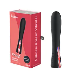 Вібратор Kissen Romp, 18 см (чорний) - мініатюра 2
