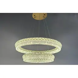 Люстра кільця Linisoln 7919-60*40 метал, кришталь, акрил LED 100 Вт 15-17 кв.м 120-50 см 60*40 см
