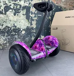 Сігвей міні Ninebot MiniRobot 54V Premium та LED колеса Mini Рожевий Космс