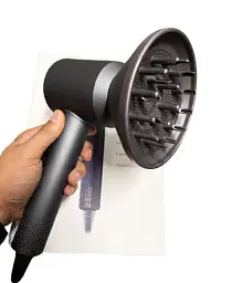 Фен з іонізацією Super Hair Dryer 5в1 безшумний з 5 насадками для укладання волосся 1600 Вт - мініатюра 6