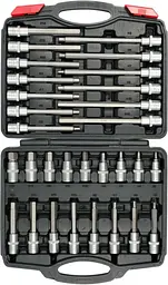 Набір торцевих ключів Yato Hex 1/2" в кейсі, 30 шт