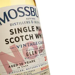 Віскі Mossburn Vintage Casks No 27 Glen Spey 10 років, 55,9%, 0,7 л - мініатюра 4