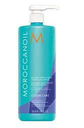 Тонізуючий шампунь з фіолетовим пігментом Moroccanoil Blonde Perfecting Purple Shampoo 1000 мл - мініатюра 2