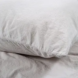 Постільна білизна Lotus Home Washed cotton - Kansas бежевий євро - мініатюра 3