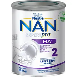 Суха суміш NAN Expert Pro Гіпоалергенна 2 для дітей від 6 місяців 800 г