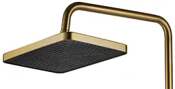 Душовя система Rea Rob з термостатом та виливом brushed gold REA-P6623, Золотий - мініатюра 9
