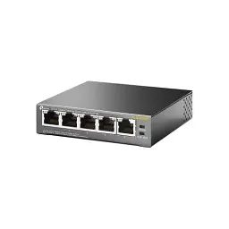 Комутатор TP-LINK TL-SG1005P 5 LAN 10/100/1000 Mb, некерований, металевий корпус - мініатюра 3