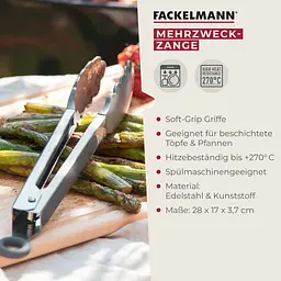Уцінка. Щипці кухонні Fackelmann Nirosta 27 см (41118) - мініатюра 4