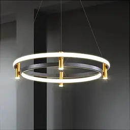 Підвісна LED-люстра Art 3016/600 BK+GD - мініатюра 2