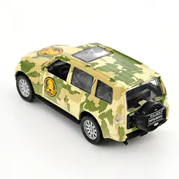 Автомодель серії Шеврони Героїв - Mitsubishi Pajero 4WD Tubro - 47 ОМБр - мініатюра 2