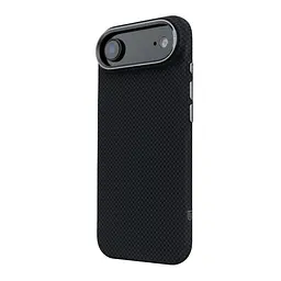 Карбоновый чехол для Apple iPhone 17 Air, LikeCarbon2 MagCase, черный, тонкий защитный чехол-панель из поликарбоната с магнитами N52, MagSafe, противоударный, совместим с беспроводной зарядкой, приподнятые края для защиты камеры, ArmorStandart (ARM88380) - мініатюра 5