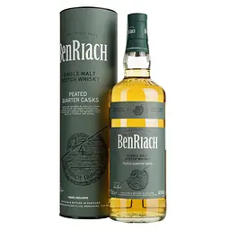Віскі BenRiach Peated Quarter Casks 46% 0.7 л в подарунковій упаковці