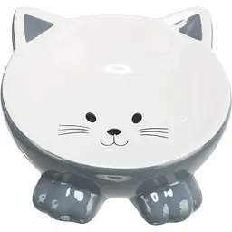 Миска Trixie Котик для кішок, ергономічна, керамічна, 14 см, 150 мл - мініатюра 4