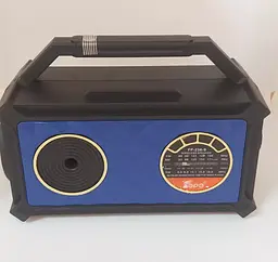 Портативна Bluetooth колонка FP-236-S-L радіо + зарядний пристрій + сонячна панель + 2 лампи - мініатюра 4