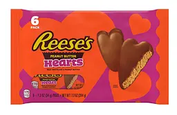 Цукерки Reese's Valentine's Day Peanut Butter Hearts Candy 6шт х 34г