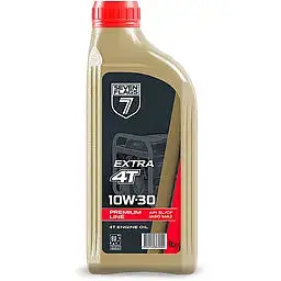 Олива для малих чотирьохтактних бензинових двигунів 7Flags Premium Line 4Т 10W-30 API SL/CF JASO MA2, 1 л
