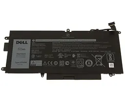 Акумулятор для ноутбука Dell Latitude 7390 K5XWW, 7500 mAh (60Wh), 4cell, 7.6V, Li-ion, чорний