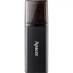 USB флеш-накопичувач Apacer AH25B 64GB USB-A 3.2 Black (AP64GAH25BB-1) [136959] - мініатюра 2