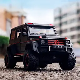 Колекційна металева модель автомобіля АвтоЕксперт Mercedes-Benz G500 4x4 з інерцією, світлом та звуком 1:24 - мініатюра 5