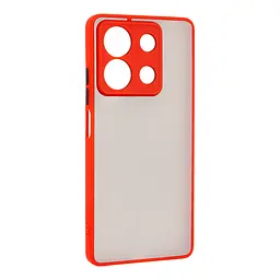 Чехол-накладка для Xiaomi Redmi Note 13 5G, Frosted Matte, красный, противоударный чехол с защитой всего корпуса, термополиуретан TPU + поликарбонат PC, ArmorStandart (ARM71884)
