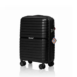 Валіза з розширенням Snowball 49203 мала 39л чорна (49203-S-Black)