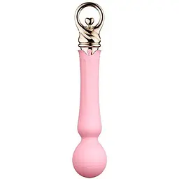 Вібромасажер Zalo Confidence Pre-Heating Wand Massager 22.5 см рожевий