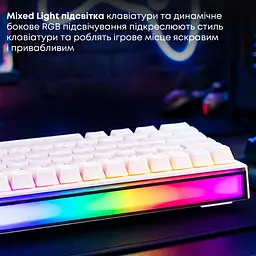 Клавіатура Ajazz NK68 Red Switch White USB-C (NK68-R-W) - мініатюра 12