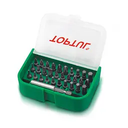 Набір біт Toptul для шуруповерта 1/4" + магнітний тримач 31 шт. (GAAW3101)