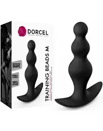 Анальна пробка Dorcel Training Beads M 11.5 см (чорний) - мініатюра 4