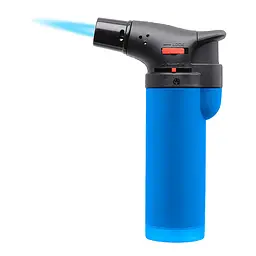 Кондитерський газовий пальник для фламбування і карамелізації страв з п'єзопідпалом Blow Torch Jet Lighter, Kitchen Master Блакитний 87143 - мініатюра 6