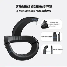 Кріплення-ремінець для VR окулярів Meta Oculus Quest 3 з акумулятором RGB 8000 mAh - мініатюра 8