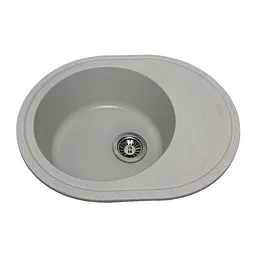 Кухонна мийка Adamant Vast 610x495x200 old-stone 100001485, Сірий - мініатюра 3