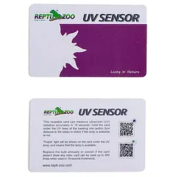 Багаторазова карта Repti-Zoo UVB01 2шт. для перевірки ультрафіолетового випромінювання в тераріумі - мініатюра 2