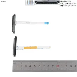 Шлейф Sata HDD/SSD для HP Envy M6-AR 15Z-AR 15-AQ M6-AQ 15T-AQ, (856788-001, 450.07K06.0001)