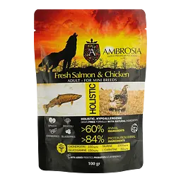 Набір дегустаційного сухого корму для дорослих собак Ambrosia Grain Free 200 г (2 шт. х 100 г) - мініатюра 3