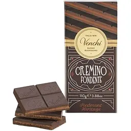 Шоколад чорний Venchi Cremino з пастою фундук-мигдаль 110 г (765451) - мініатюра 3