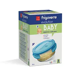 Набір місткостей Bormioli Rocco Frigoverre Evolution Baby 510 мл 3 шт. (389111GSG021990) - мініатюра 2