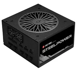 Блок живлення 650 Вт, Chieftec SteelPower, чорний, модульний, 80+ Bronze, Active PFC, 120 мм, 3xMolex/6xSATA/4xPCI-E 6+2-pin